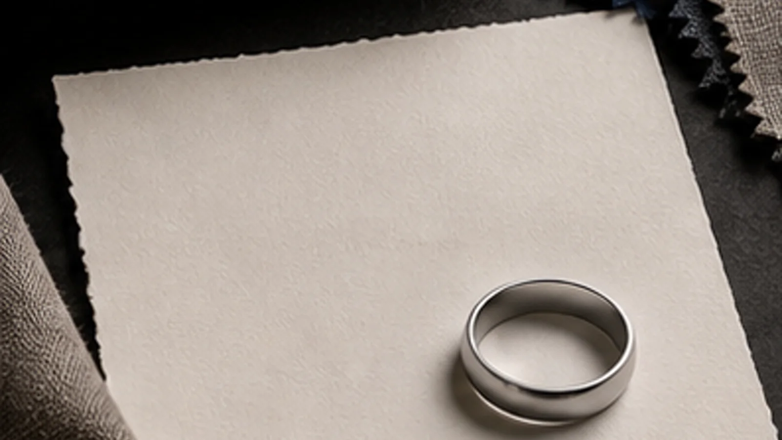 Tribute Guide instructional visual showing a custom ring planning step for meaningful jewelry gifts