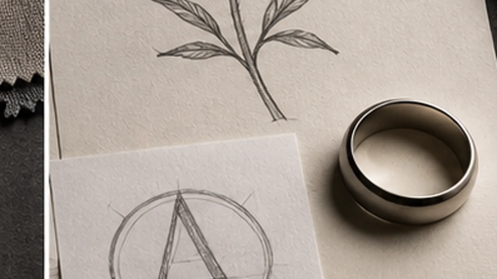 Tribute Guide instructional visual showing a custom ring planning step for tribute ring design
